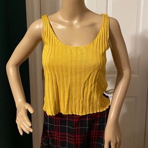 SHEIN ribbed and cropped tank top